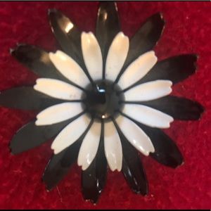 Vintage enamel on metal pin